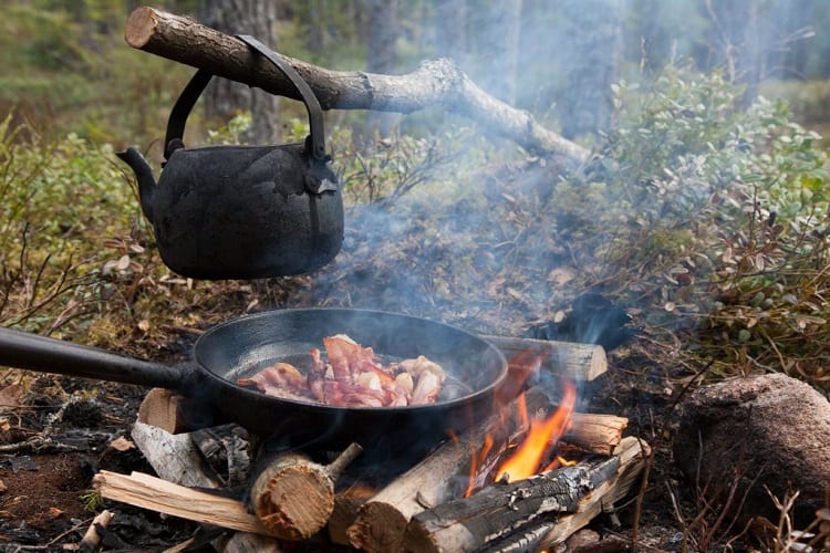 campfire cooking safety