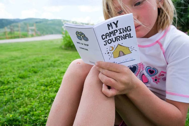 camping journal for kids