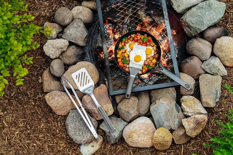 equipment for campfire cooking