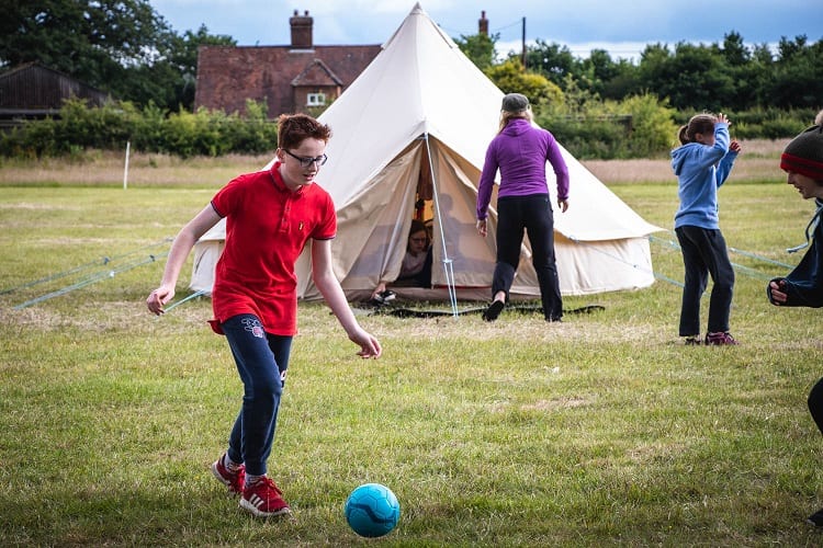 ball games in camp